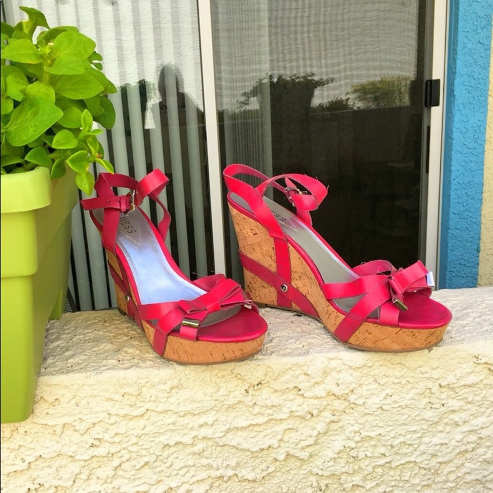 Guess wedge heels